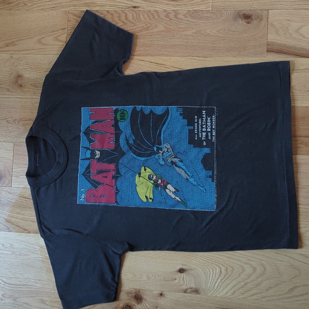 Batman and Robin. Retro Woman's T-shirt. Size Small.*